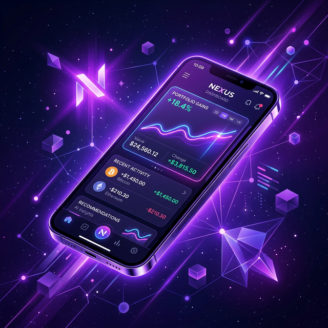 Sleek Mobile App Interface